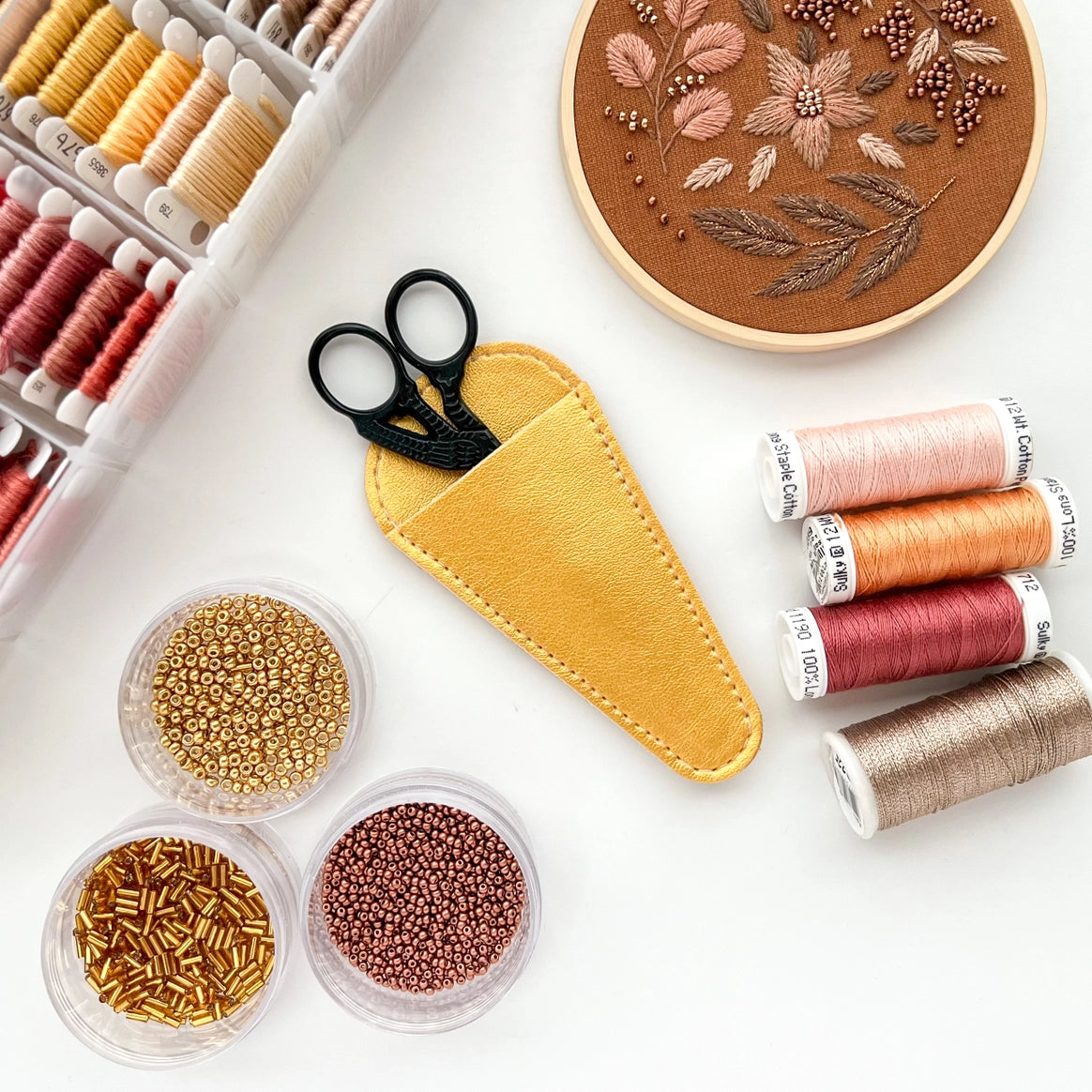 Matryoshka Doll Shop Leather Scissor Sheaths