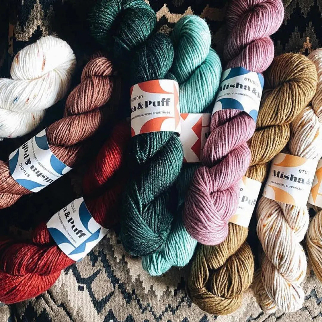 Studio Misha & Puff Yarn - Apricot Yarn & Supply