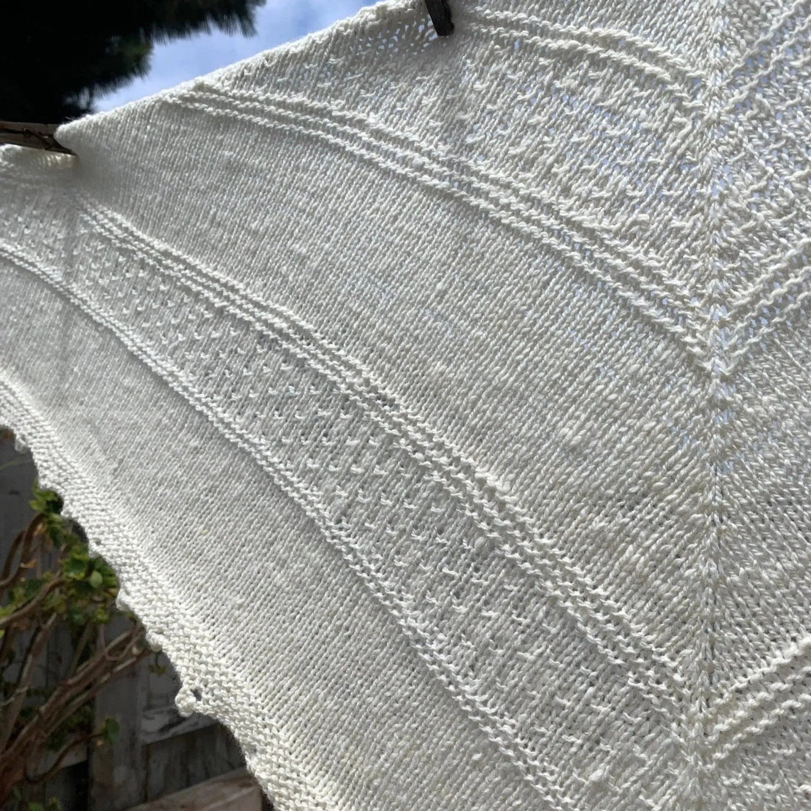 The Quincy Shawl Kit - Apricot Yarn & Supply