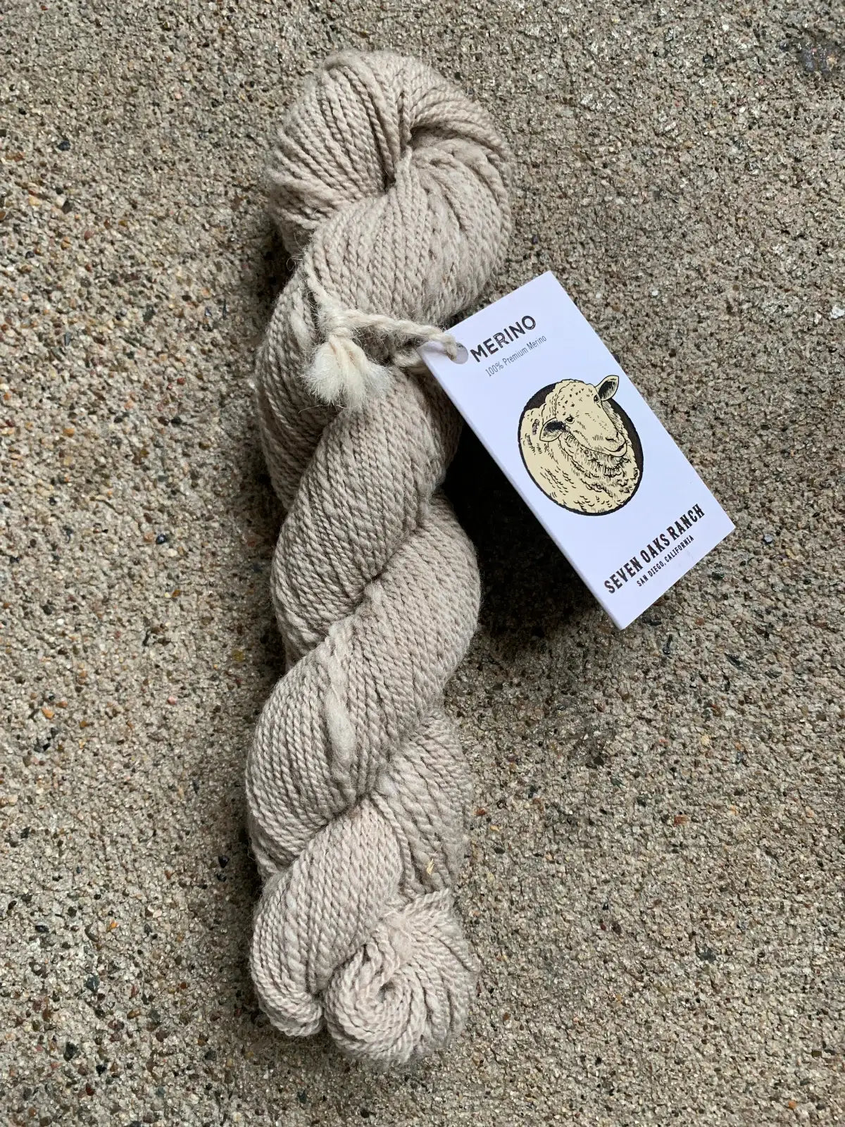 Seven Oaks Ranch Local Merino Sport Yarn - Apricot Yarn & Supply