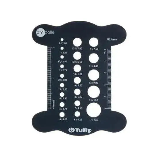 Tulip Knitting Needle Gauge - Apricot Yarn & Supply