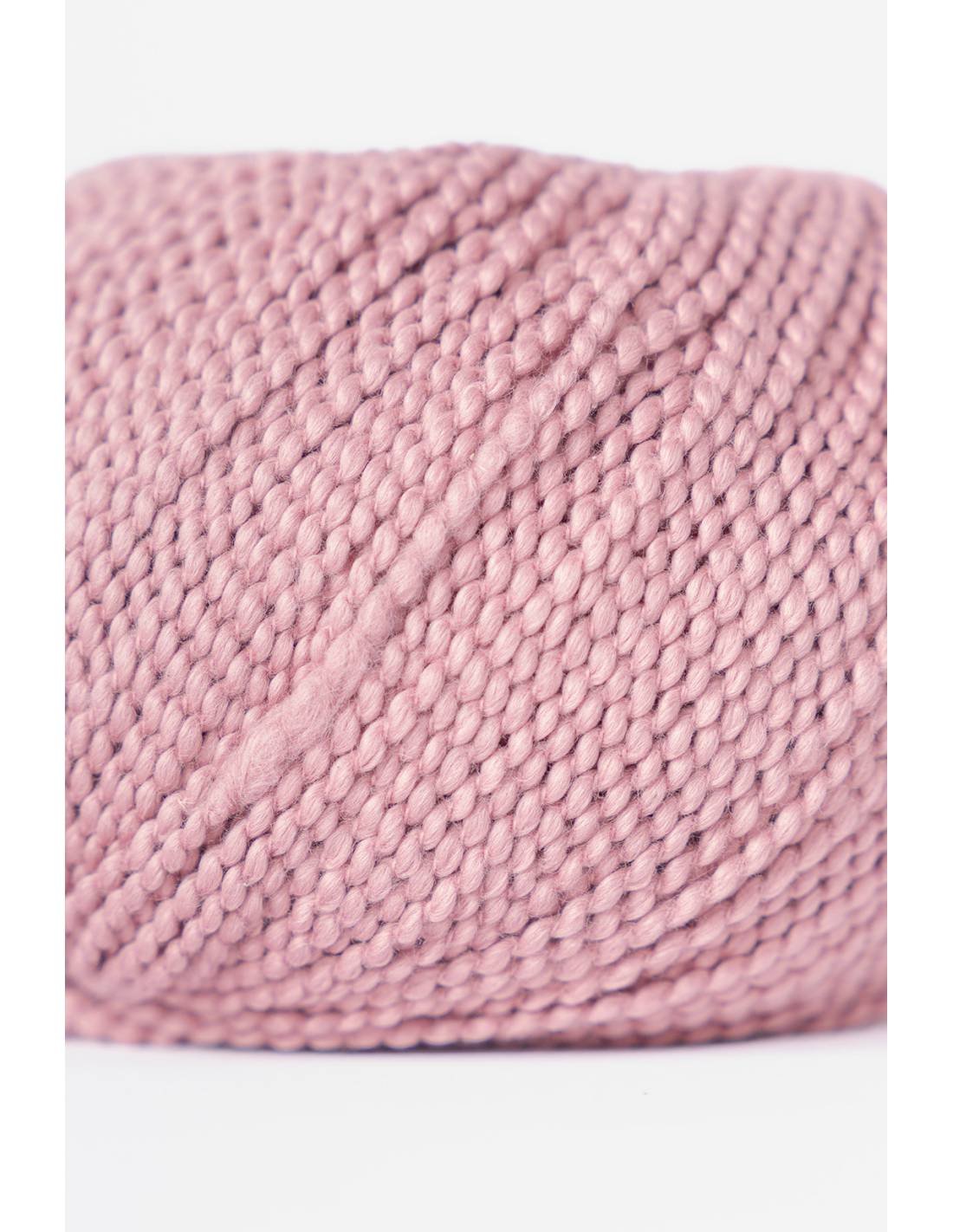 Side of 100% organic cotton yarn with soft yet strong texture brings depth and natural movement to your stitches.