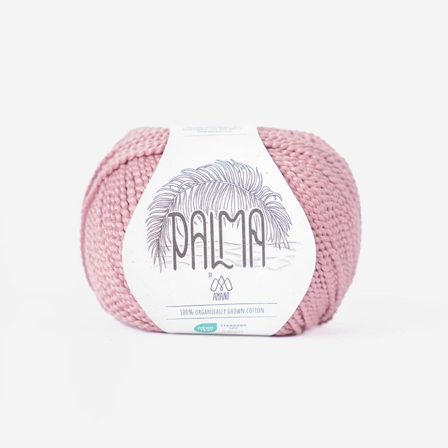 Skein of 100% organic cotton yarn with soft yet strong texture brings depth and natural movement to your stitches.