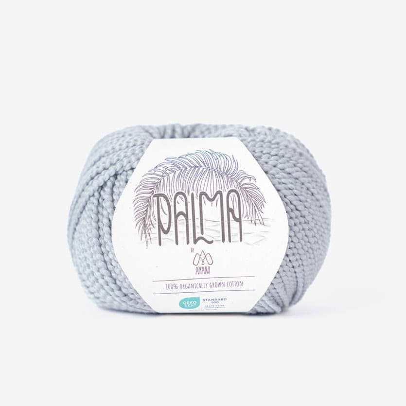 Skein of 100% organic cotton yarn with soft yet strong texture brings depth and natural movement to your stitches.