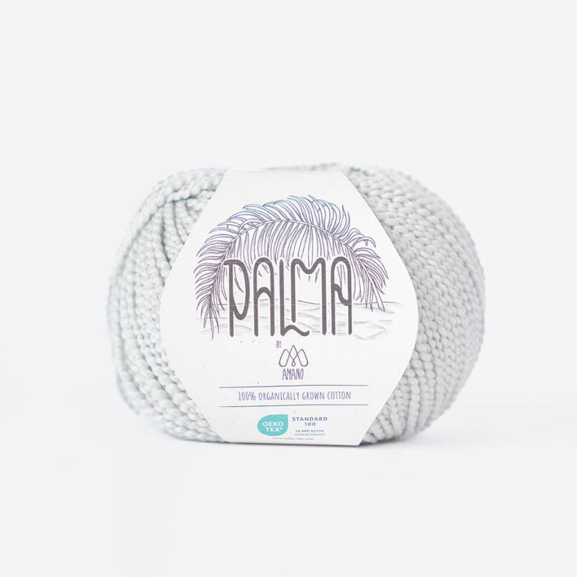 Skein of 100% organic cotton yarn with soft yet strong texture brings depth and natural movement to your stitches.
