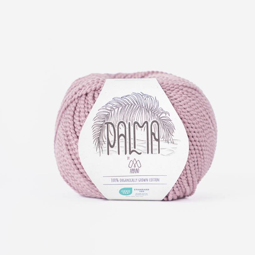 Skein of 100% organic cotton yarn with soft yet strong texture brings depth and natural movement to your stitches.