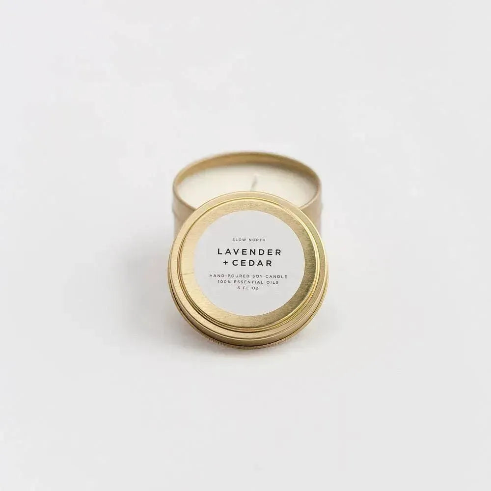 Slow North Hand Poured Candles - Apricot Yarn & Supply