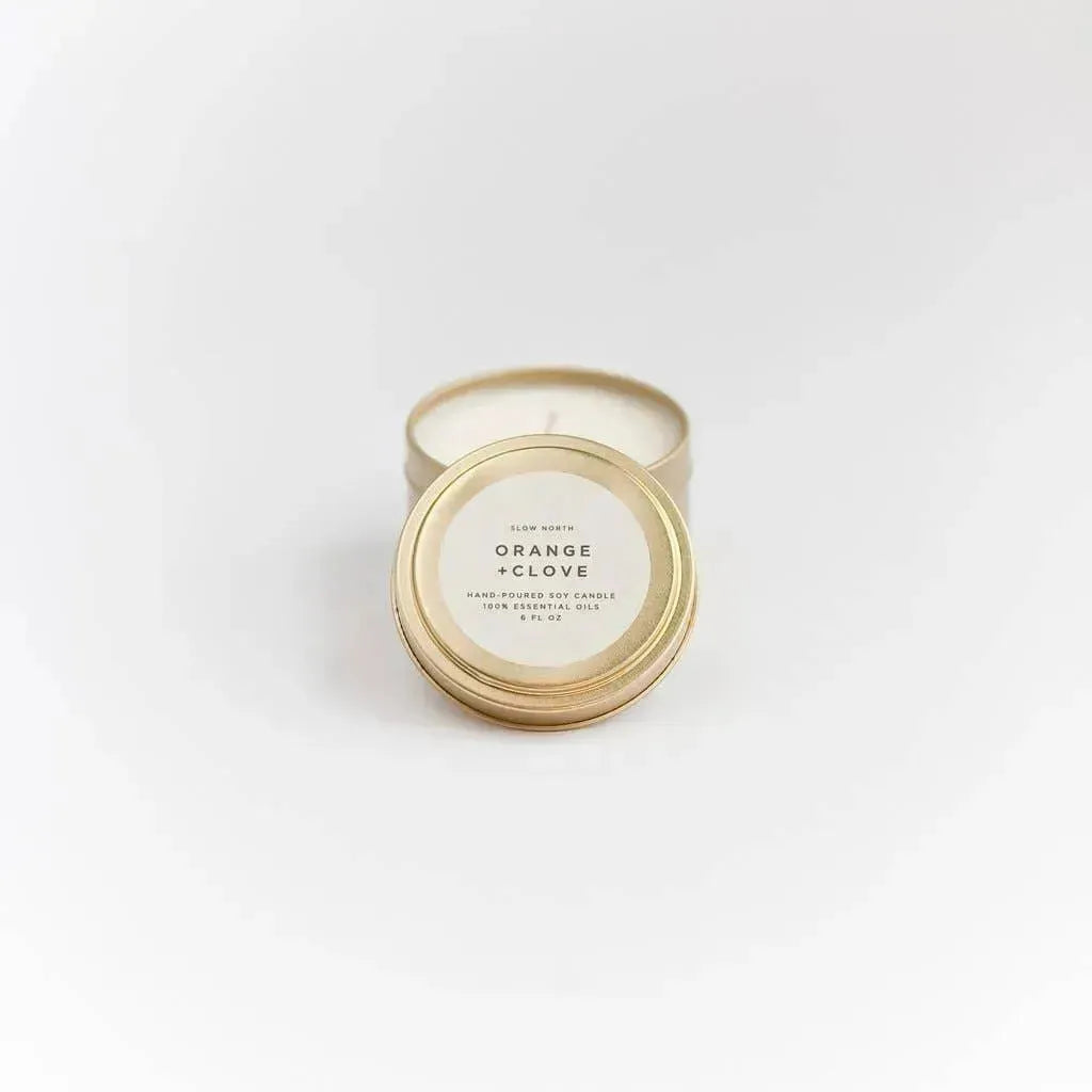 Slow North Hand Poured Candles - Apricot Yarn & Supply