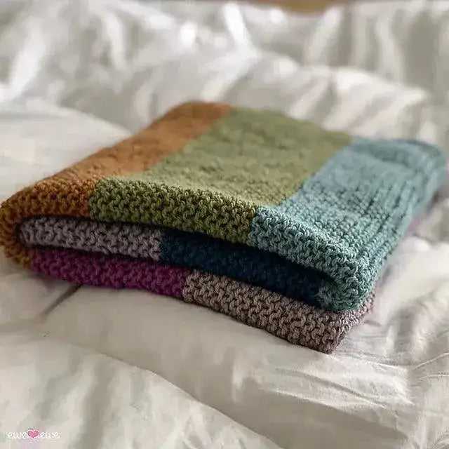 Softly Striped Blanket Kit - Apricot Yarn & Supply
