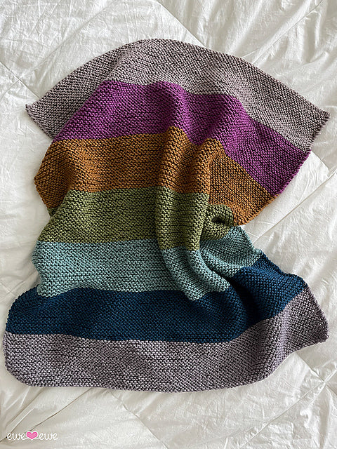 Kit: Softly Striped Blanket