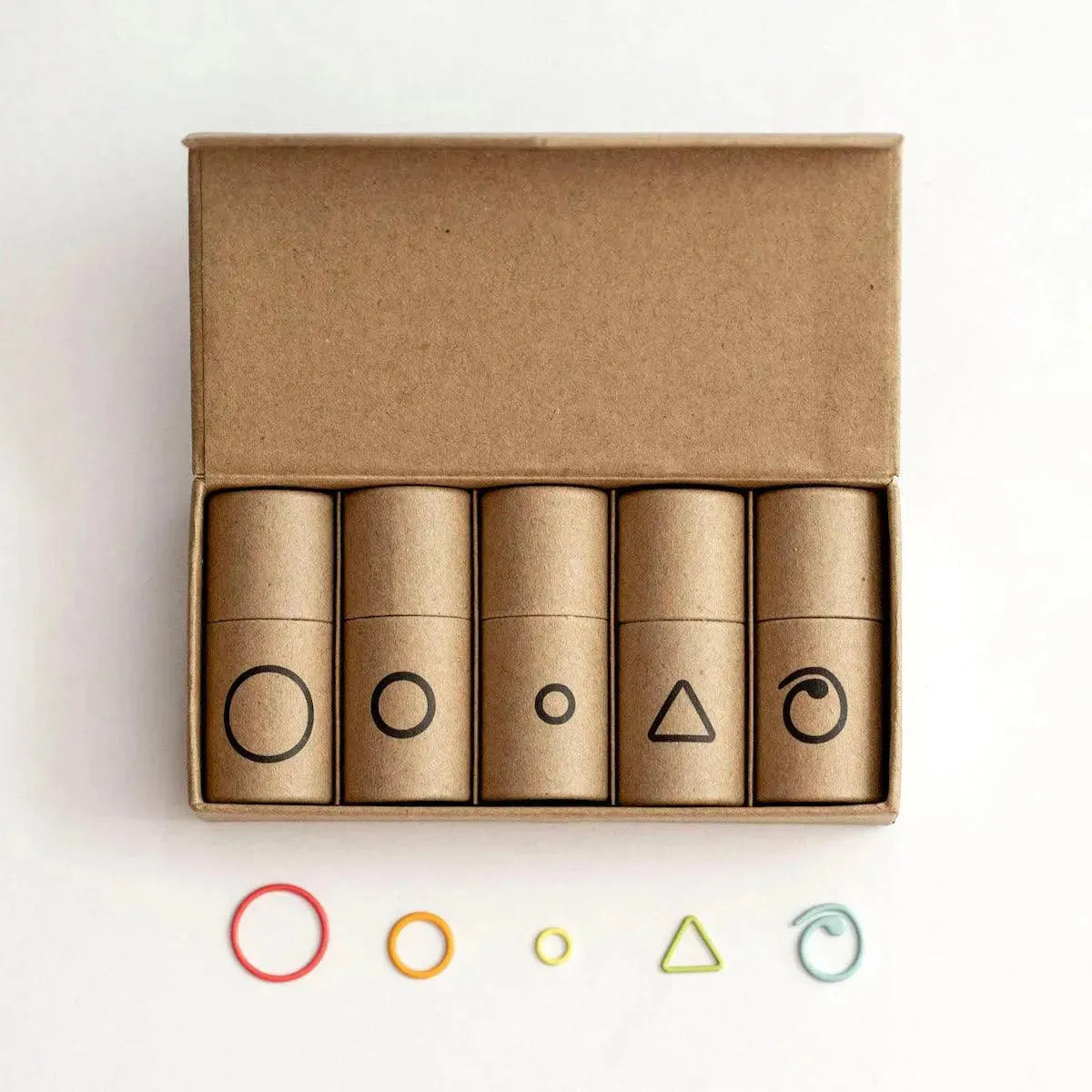 Cocoknits Flight of Markers - Apricot Yarn & Supply