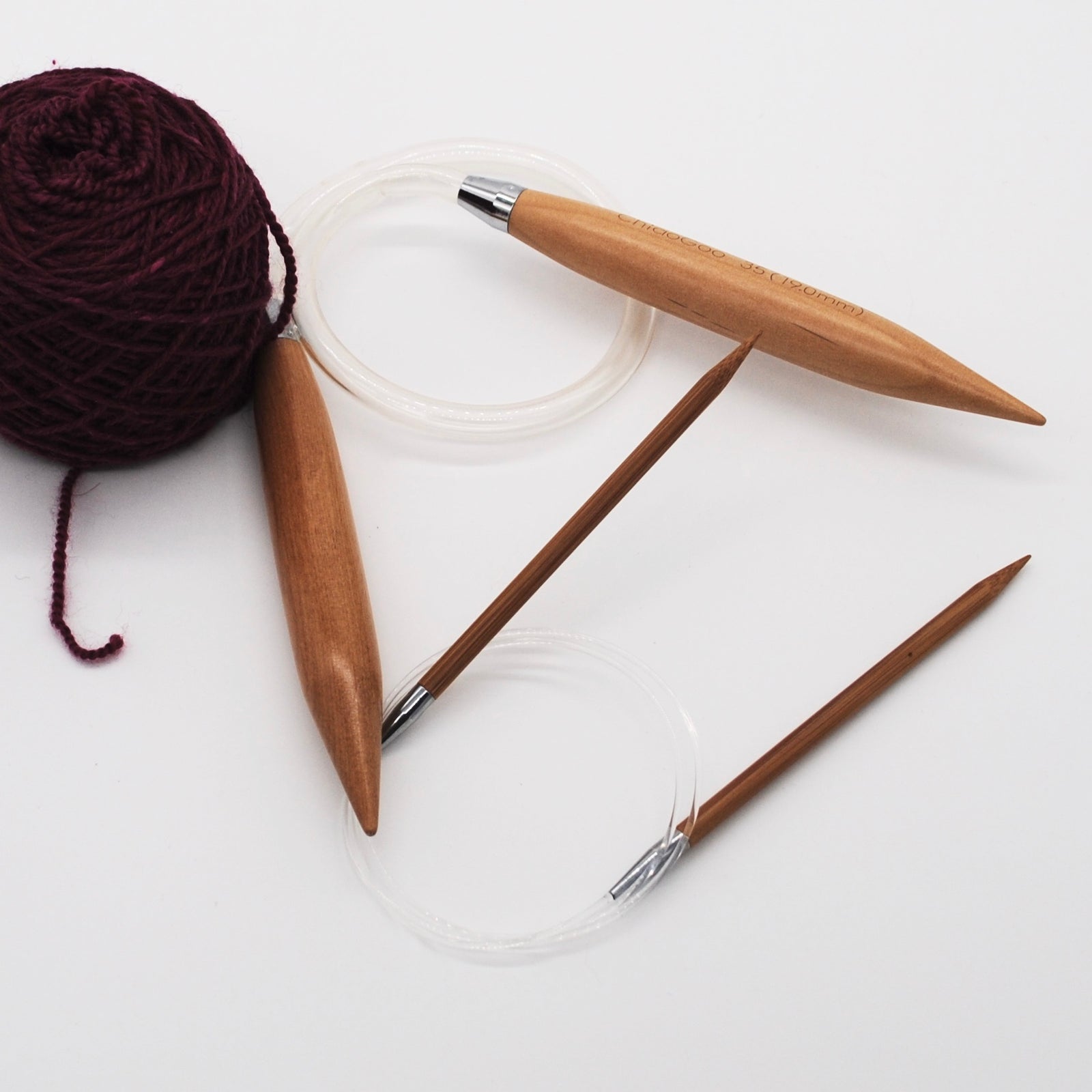 Etimo Royal Silver Crochet Hooks Set with Silver Handle Scissors, Tulip  #TP1166