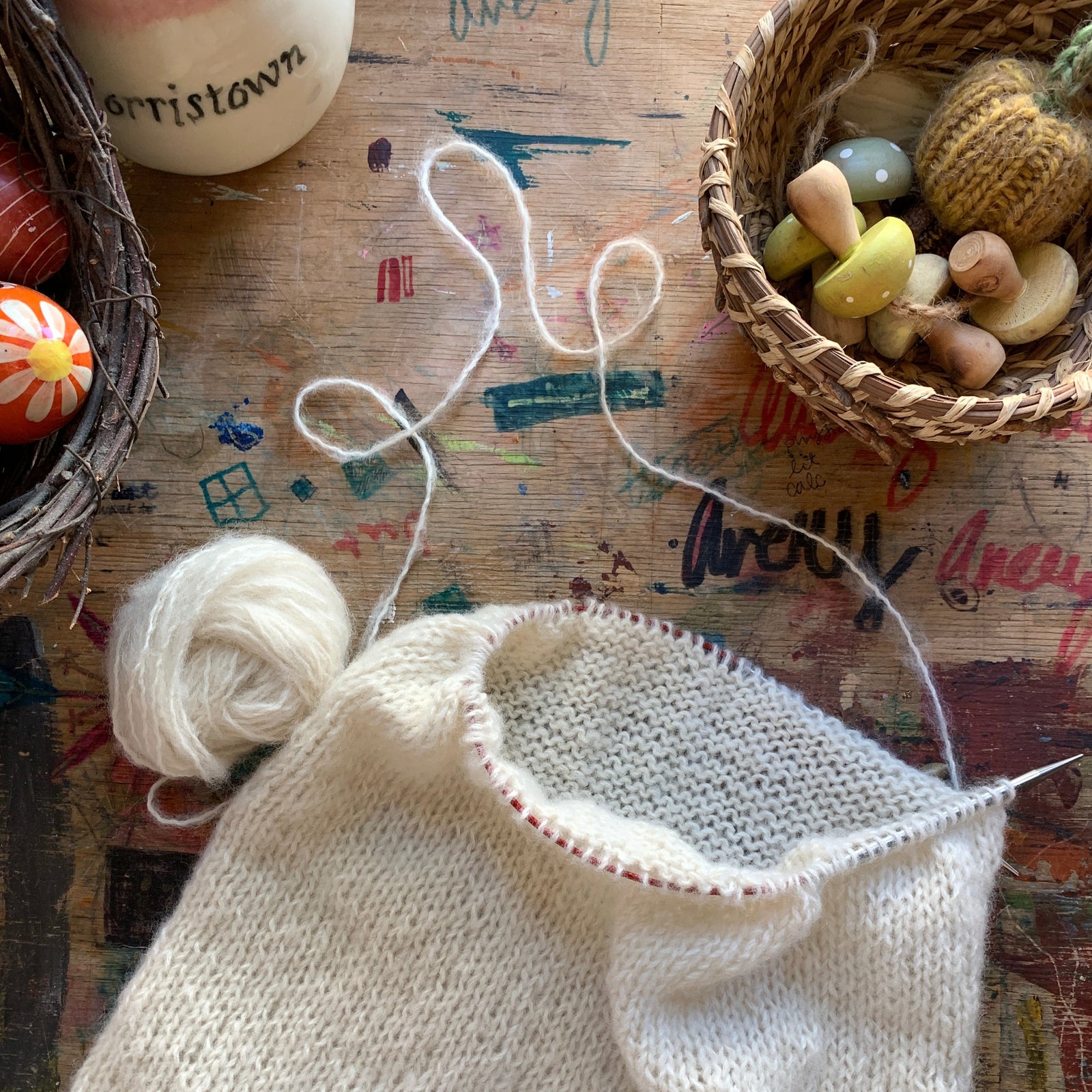 Crochet Hooks Knitting Needles Wool