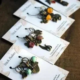 Animal Family Stitch Markers - Apricot Yarn & Supply