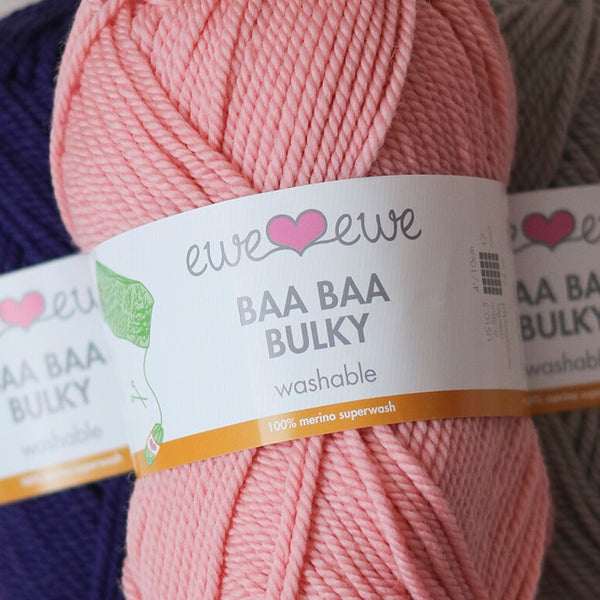 Wool Yarn For Knitting, Crochet & Weaving - Merino & Blend Tagged Baa  Bulky - Apricot Yarn & Supply
