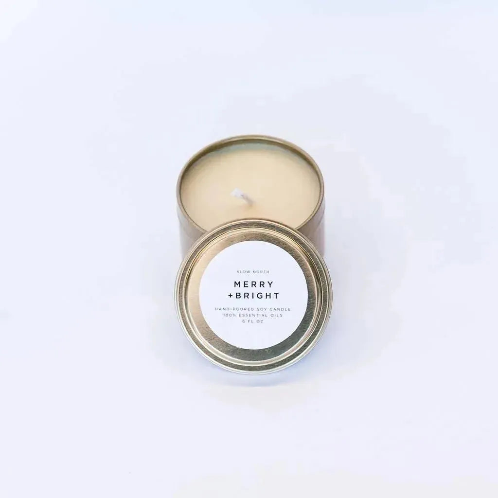 Slow North Hand Poured Candles - Apricot Yarn & Supply