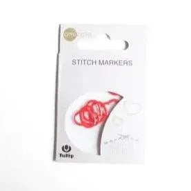 Tulip Heart Stitch Markers - Apricot Yarn & Supply